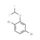 1,4-Dibromo-2-(difluoromethoxy)benzene - chemical structure image