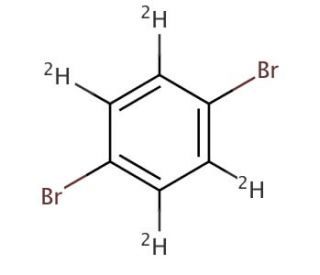 1,4-Dibromobenzene-d4 (CAS 4165-56-4) - chemical structure image