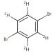 1,4-Dibromobenzene-d4 (CAS 4165-56-4) - chemical structure image