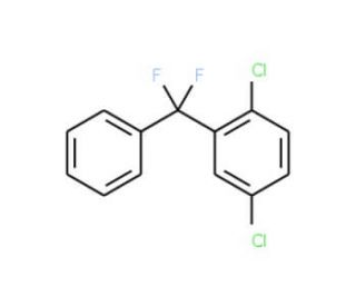 1,4-Dichloro-2-(difluorophenylmethyl)benzene - chemical structure image