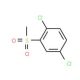 1,4-Dichloro-2-(methylsulfonyl)benzene (CAS 66640-63-9) - chemical structure image