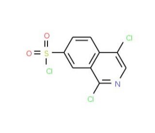 1,4-Dichloro-7-isoquinolinesulfonyl Chloride (CAS 223671-80-5) - chemical structure image