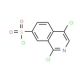 1,4-Dichloro-7-isoquinolinesulfonyl Chloride (CAS 223671-80-5) - chemical structure image
