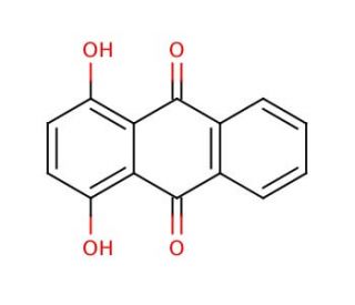 1,4-Dihydroxyanthraquinone (CAS 81-64-1) - chemical structure image