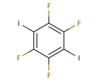 1,4-Diiodotetrafluorobenzene (CAS 392-57-4) - chemical structure image