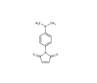 1-[4-(dimethylamino)phenyl]-2,5-dihydro-1H-pyrrole-2,5-dione - chemical structure image