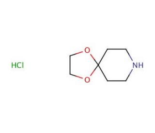 1,4-Dioxa-8-azaspiro[4.5]decane hydrochloride (CAS 42899-11-6) - chemical structure image