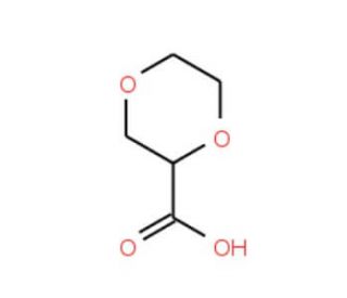 1,4-dioxane-2-carboxylic acid (CAS 89364-41-0) - chemical structure image