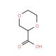 1,4-dioxane-2-carboxylic acid (CAS 89364-41-0) - chemical structure image