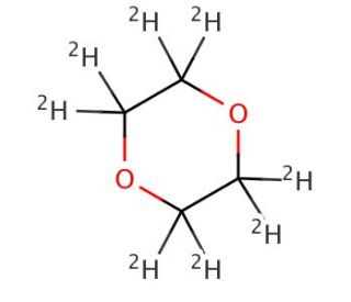 1,4-Dioxane-d8 (CAS 17647-74-4) - chemical structure image