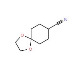 1,4-dioxaspiro[4.5]decane-8-carbonitrile (CAS 69947-09-7) - chemical structure image