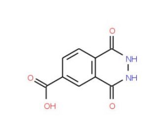 1,4-dioxo-1,2,3,4-tetrahydrophthalazine-6-carboxylic acid (CAS 42972-13-4) - chemical structure image