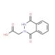 (1,4-dioxo-3,4-dihydrophthalazin-2(1H)-yl)acetic acid (CAS 2257-64-9) - chemical structure image