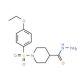 1-(4-Ethoxy-benzenesulfonyl)-piperidine-4-carboxylic acid hydrazide - chemical structure image