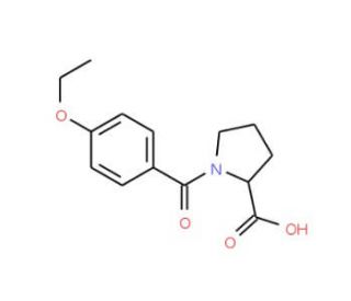 1-(4-Ethoxy-benzoyl)-pyrrolidine-2-carboxylic acid - chemical structure image