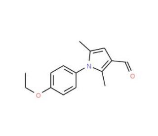 1-(4-Ethoxy-phenyl)-2,5-dimethyl-1H-pyrrole-3-carbaldehyde (CAS 347331-41-3) - chemical structure image