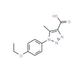 1-(4-Ethoxy-phenyl)-5-methyl-1H-[1,2,3]triazole-4-carboxylic acid - chemical structure image