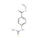 1-(4-Ethoxycarbonylphenyl)-2-thiourea (CAS 23051-16-3) - chemical structure image