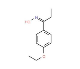 1-(4-Ethoxyphenyl)-1-propanone oxime (CAS 91247-25-5) - chemical structure image