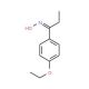 1-(4-Ethoxyphenyl)-1-propanone oxime (CAS 91247-25-5) - chemical structure image