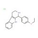 1-(4-Ethoxyphenyl)-2,3,4,9-tetrahydro-1H-beta-carboline hydrochloride - chemical structure image