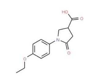 1-(4-Ethoxyphenyl)-2-oxopyrrolidine-4-carboxylic acid - chemical structure image