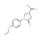 1-(4-Ethoxyphenyl)-2-oxopyrrolidine-4-carboxylic acid - chemical structure image