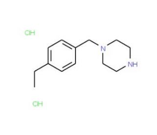 1-(4-Ethyl-benzyl)-piperazine dihydrochloride - chemical structure image