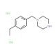 1-(4-Ethyl-benzyl)-piperazine dihydrochloride - chemical structure image