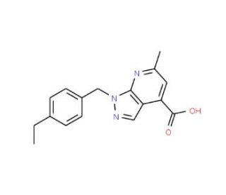 1-(4-ethylbenzyl)-6-methyl-1H-pyrazolo[3,4-b]pyridine-4-carboxylic acid - chemical structure image