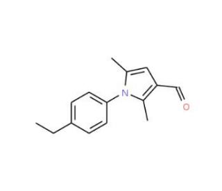 1-(4-ethylphenyl)-2,5-dimethyl-1H-pyrrole-3-carbaldehyde (CAS 426216-56-0) - chemical structure image