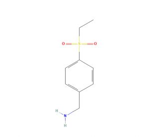 1-[4-(Ethylsulfonyl)phenyl]methanamine (CAS 583837-94-9) - chemical structure image