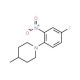 1-(4-Fluoro-2-nitrophenyl)-4-methylpiperidine - chemical structure image