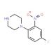 1-(4-Fluoro-2-nitrophenyl)piperazine (CAS 243128-46-3) - chemical structure image