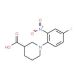 1-(4-Fluoro-2-nitrophenyl)piperidine-3-carboxylic acid - chemical structure image