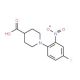 1-(4-Fluoro-2-nitrophenyl)piperidine-4-carboxylic acid - chemical structure image