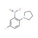 1-(4-Fluoro-2-nitrophenyl)pyrrolidine (CAS 778-56-3) - chemical structure image