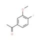 1-(4-Fluoro-3-methoxyphenyl)ethan-1-one (CAS 64287-19-0) - chemical structure image