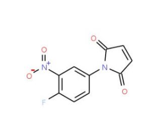 1-(4-Fluoro-3-nitrophenyl)-1H-pyrrole-2,5-dione (CAS 67154-40-9) - chemical structure image