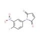 1-(4-Fluoro-3-nitrophenyl)-1H-pyrrole-2,5-dione (CAS 67154-40-9) - chemical structure image