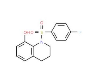 1-(4-Fluoro-benzenesulfonyl)-1,2,3,4-tetrahydro-quinolin-8-ol - chemical structure image