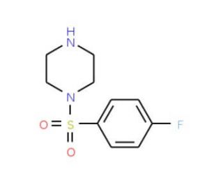 1-(4-Fluoro-benzenesulfonyl)-piperazine (CAS 27106-49-6) - chemical structure image