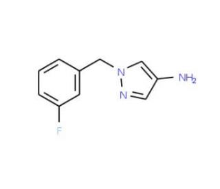 1-(4-Fluoro-benzyl)-1H-pyrazol-3-ylamine - chemical structure image