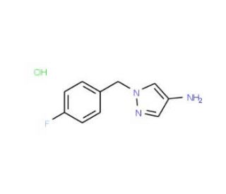 1-(4-Fluoro-benzyl)-1H-pyrazol-4-ylaminehydrochloride - chemical structure image