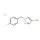 1-(4-Fluoro-benzyl)-1H-pyrazol-4-ylaminehydrochloride - chemical structure image