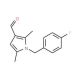 1-(4-Fluoro-benzyl)-2,5-dimethyl-1H-pyrrole-3-carbaldehyde - chemical structure image
