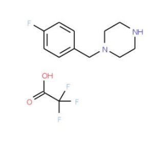 1-(4-Fluoro-benzyl)-piperazinetrifluoroacetate - chemical structure image