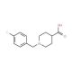 1-(4-Fluoro-benzyl)-piperidine-4-carboxylic acid - chemical structure image