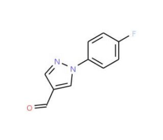 1-(4-Fluoro-phenyl)-1H-pyrazole-4-carbaldehyde - chemical structure image