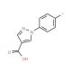 1-(4-Fluoro-phenyl)-1H-pyrazole-4-carboxylic acid - chemical structure image